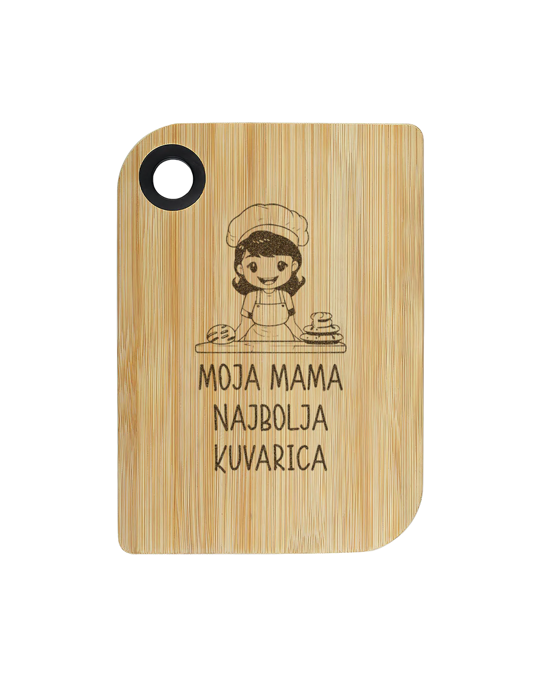 Bambus kuhinjska daska moja mama najbolja kuvarica
