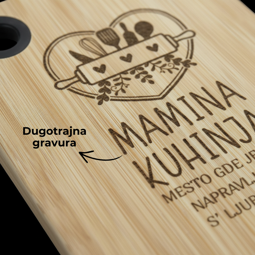 Bambus kuhinjska daska najbolja baka na svetu