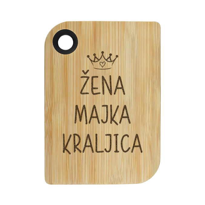 Bambus kuhinjska daska žena majka kraljica
