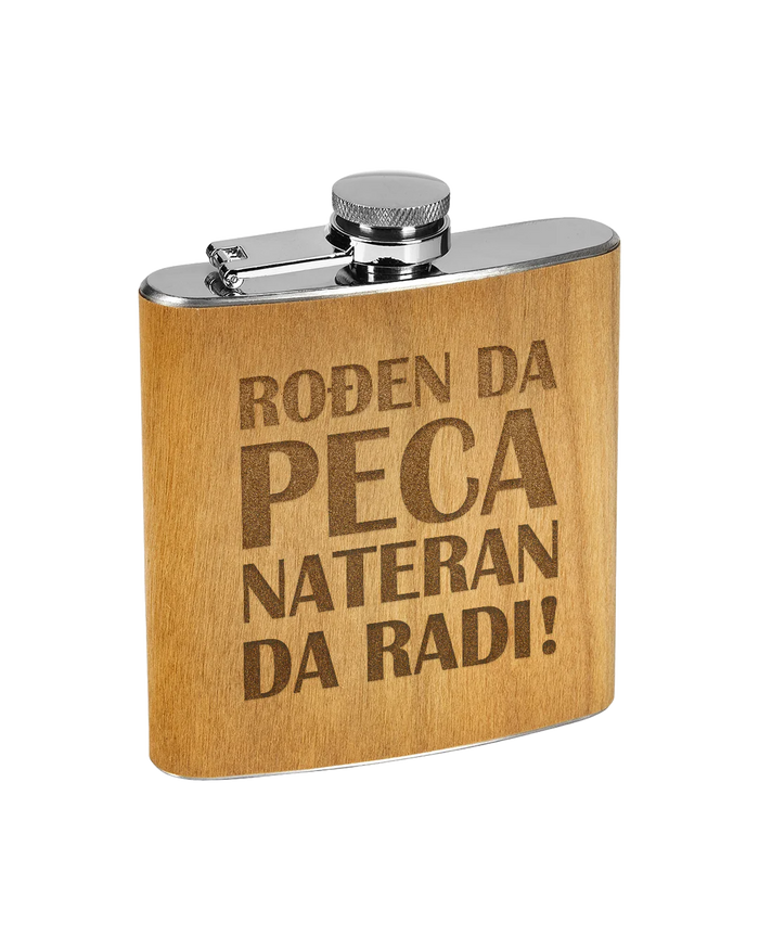 Poklon pljoska - Rođen da peca