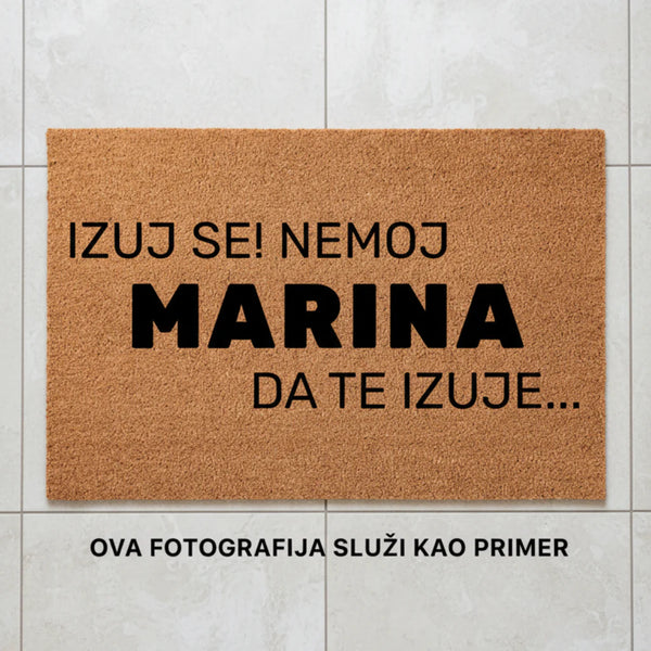 Personalizovani otirač - IZUJ SE!