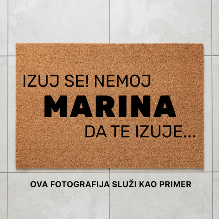 Personalizovani otirač - IZUJ SE!