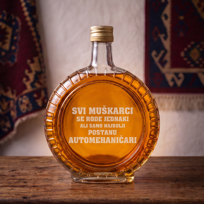 Poklon set za majstore - Automehaničari, sa 2 čašice (rakija nije uključena)